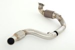 Friedrich Motorsport 76mm Downpipe mit 200 Zellen Sport-Kat. Edelstahl 981601T-DPKATG