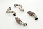 Friedrich Motorsport 2x76mm Downpipe mit 200 Zellen Sport-Kat. Mercedes S/W205 C63 / C63 S AMG 981615T-X3-DPKAEU6