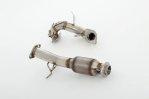 Friedrich Motorsport 76mm Downpipe mit 200 Zellen Sport-Kat. Mazda 3 MPS (BK) 982204T-DPKATG