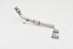 Friedrich Motorsport 76mm Downpipe mit 200 Zellen Sport-Kat. Edelstahl 982723T-DPKA