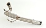 Friedrich Motorsport 3 Zoll (76mm) Downpipe mit Sport-Kat. Edelstahl 982750TC-X3-DPKA