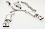 Friedrich Motorsport 76mm Duplex-Anlage Audi A4 B9 (B8/8W) Limousine und Avant Quattro 991076T-x3-X