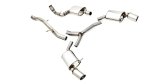 Friedrich Motorsport 76mm Duplex-Anlage Audi A5 B9 (F5/B8) Coupe & Cabrio Quattro 991078OT-X3-X