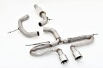 Friedrich Motorsport 76mm Duplex-Anlage VW Golf 5 991425ARL-x3-X