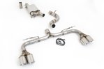 Friedrich Motorsport 76mm Duplex-Anlage mit originaler Klappensteuerung VW Golf VIII R 991480RKL-X3-X