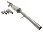 Novus Sportauspuff Anlage 55mm Edelstahl 1x60mm für VW Jetta 1 EA4011E60