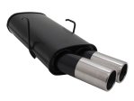 Novus Sport Endschalldämpfer für Peugeot 106 2x76mm A1062E76
