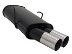 Novus Sport Endschalldämpfer für Peugeot 106 2x76mm RL-Design A1062E76RL