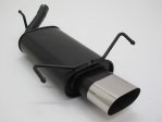 Novus Sport Endschalldämpfer 135x75mm scharfkantig für Opel Corsa C A1142E0S