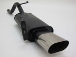 Novus Sport Endschalldämpfer 135x75mm scharfkantig für Opel Corsa D A1152E0S