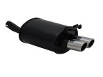 Novus Sport Endschalldämpfer für Mercedes SLK R170 2x76mm SR-Design A1742E76SR