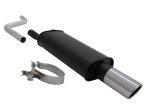 Novus Sport Endschalldämpfer für VW Polo 2/3 86C 1x90mm SR-Design A1941E90SR