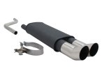 Novus Sport Endschalldämpfer für VW Polo 2/3 86C 2x90mm DTM A1942ED90