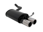 Novus Sport Endschalldämpfer für Mercedes 190 W201 2x76mm A2012E76