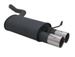 Novus Sport Endschalldämpfer für Mercedes 190 W201 2x76mm RL-Design A2012E76RL