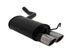 Novus Sport Endschalldämpfer für Mercedes 190 W201 2x76mm SR-Design A2012E76SR
