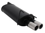 Novus Sport Endschalldämpfer für Mercedes C-Klasse W202 / W208 2x76mm A2022E76