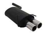 Novus Sport Endschalldämpfer für Mercedes C-Klasse W202 / W208 2x90mm A2022E90
