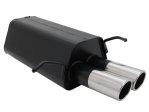 Novus Sport Endschalldämpfer 2x76mm SR-Design für Mercedes C-Klasse W203 S203 A2032E76SR