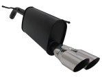 Novus Sport Endschalldämpfer für Peugeot 207 2x76mm MS-Design A2072E76S