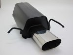 Novus Sport Endschalldämpfer 135x75mm scharfkantig für Mercedes CLK W209 A2092E0S