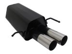 Novus Sport Endschalldämpfer für Mercedes CLK W209 2x76mm RL-Design A2092E76RL