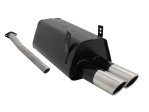 Novus Sport Endschalldämpfer für BMW 3er E36 320 / 323 2x76mm SR-Design A2422E76SR