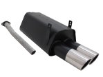 Novus Sport Endschalldämpfer für BMW 3er E36 320 / 323 2x90mm SR-Design A2422E90SR