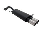 Novus Sport Endschalldämpfer für Seat Ibiza 6K 2x76mm RL-Design A2502E76RL