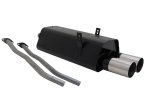 Novus Sport Endschalldämpfer für BMW 3er E36 325i 2x90mm RL-Design A2522E90RL