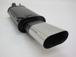 Novus Sport Endschalldämpfer 135x75mm scharfkantig für VW Golf 3 / Golf 4 Cabrio A2532E0S