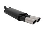Novus Sport Endschalldämpfer für VW Golf 3 / Golf 4 Cabrio 2x76mm SR-Design A2532E76SR