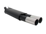 Novus Sport Endschalldämpfer für VW Golf 3 / Golf 4 Cabrio 2x90mm RL-Design A2532E90RL
