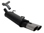 Novus Sport Endschalldämpfer für Seat Ibiza 6L 2x76mm MS-Design A2702E76S
