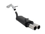 Novus Sport Endschalldämpfer für Audi A3 / Seat Leon / VW Golf 4 / VW New Beetle 2x76mm A2752E76