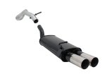 Novus Sport Endschalldämpfer für Audi A3 / Seat Leon / VW Golf 4 / VW New Beetle 2x76mm RL-Design A2752E76RL