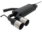 Novus Sport Endschalldämpfer für Audi A3 / VW Golf 5 / VW Golf 6 / VW Scirocco 2x76mm RL-Design A2852E76RL