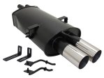 Novus Sport Endschalldämpfer für BMW E46 320 / 325 / 330 2x76mm RL-Design A3032E76RL