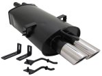 Novus Sport Endschalldämpfer für BMW E46 320 / 325 / 330 2x76mm SR-Design A3032E76SR