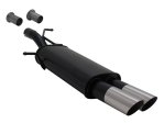 Novus Sport Endschalldämpfer für Peugeot 307 / Citroen C4 2x76mm MS-Design A3072E76S