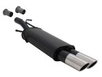 Novus Sport Endschalldämpfer für Peugeot 307 / Citroen C4 2x76mm SR-Design A3072E76SR