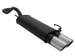 Novus Sport Endschalldämpfer für VW Polo 4 6N / 6N2 2x90mm SR-Design A3312E90SR
