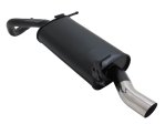 Novus Sport Endschalldämpfer für VW Polo 9N / 9N3 1x60mm S-Design A3331S