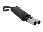 Novus Sport Endschalldämpfer für VW Polo 9N / 9N3 2x76mm A3332E76