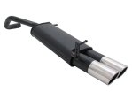 Novus Sport Endschalldämpfer für VW Polo 9N / 9N3 2x90mm SR-Design A3332E90SR