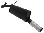 Novus Sport Endschalldämpfer für VW Polo 6R 1x76mm RL-Design A3351E76RL