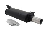 Novus Sport Endschalldämpfer für Opel Astra F / Opel Kadett E 1x76mm RL-Design A3881E76RL