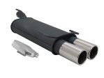 Novus Sport Endschalldämpfer für Opel Astra F / Opel Kadett E 2x90mm A3882E90