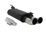 Novus Sport Endschalldämpfer für Opel Astra F / Opel Kadett E 2x76mm DTM A3882ED76