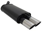 Novus Sport Endschalldämpfer für Renault Twingo C06 2x76mm MS-Design A4472E76S